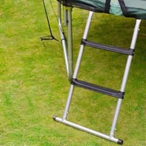 Image of Plum 3 Tread Steel Adjustable Trampoline Ladder 1.05m