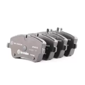 Image of BREMBO Brake pad set MERCEDES-BENZ P 50 046 0034202620,0034206020,0054209620 0064206220,A0034202620,A0034206020,A0054209620,A0064206220