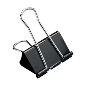 image of 5 Star Office Foldback Clips 51mm Black [Pack 12]