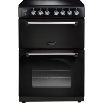 Image of Rangemaster Classic CLA60ECBL Double Oven Ceramic Hob Electric Cooker