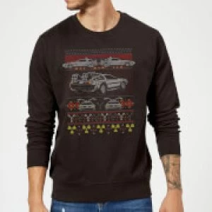 Image of Back To The Future Back In Time for Christmas Sweatshirt - Black - S