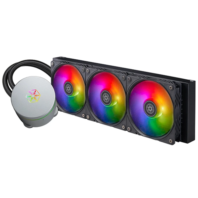 Image of Silverstone SST-IM360-ARGB computer cooling system Motherboard. Proces