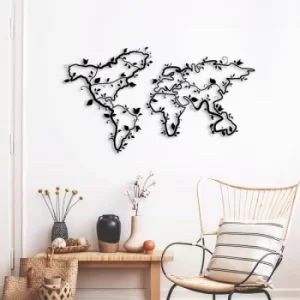 Image of Ivy World Black Decorative Metal Wall Accessory