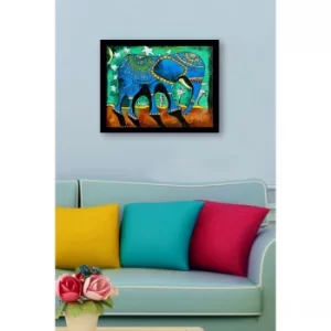 Image of SC0565 Multicolor Decorative Framed MDF Painting
