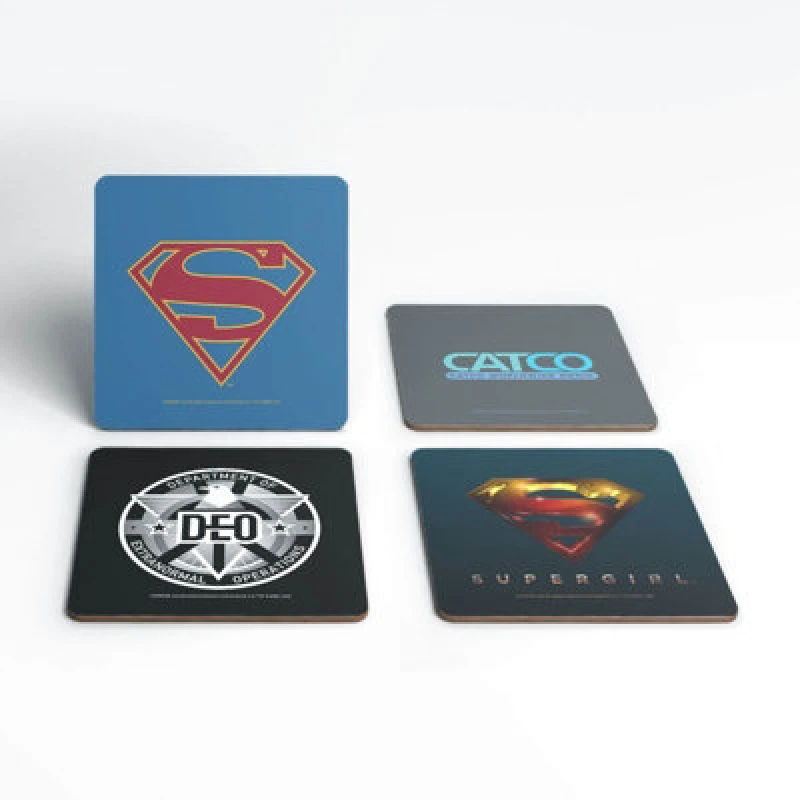 Image of Zavvi Dc Supergirl TV Corkbacked Coaster Set