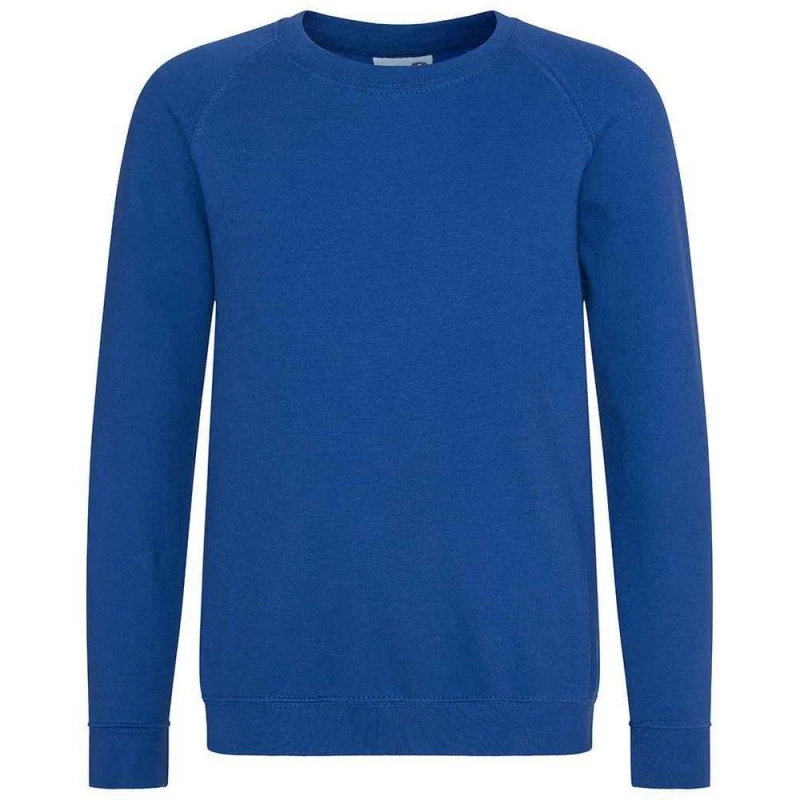 Image of AWDis Academy Raglan Sweatshirt in Royal Size: 3-4 Years Royal Unisex 3-4 Years