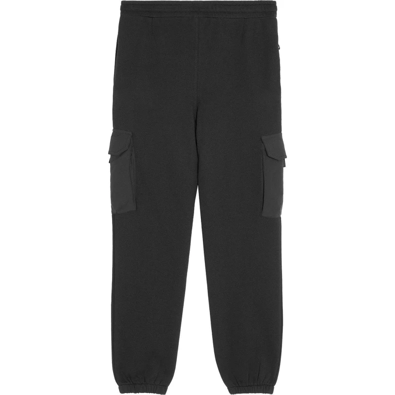 Image of Lyle and Scott Kids Cargo Closed Hem Fleece Joggers Black Z865 male 8-9Y