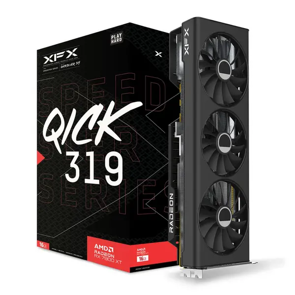 Image of XFX Radeon RX 7800 XT 16GB Speedster QICK 319 Core Ed Graphics Card
