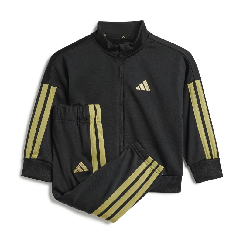 Image of adidas 3-Stripe Essentials CLIMACOOL Track Suit Infants Black/Gold unisex 1-2 Years