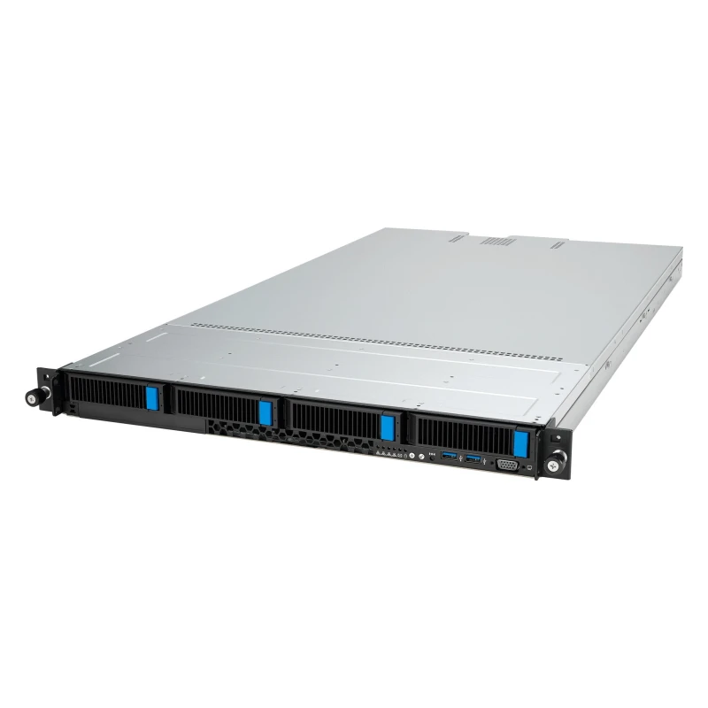 Image of Asus ASUS RS500A-E12-RS4U Socket SP5 Rack (1U) Black, Silver 90SF02J1-M000R0