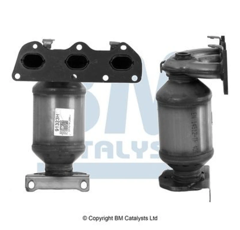 Image of BM CATALYSTS BM91323H Catalytic Converter Non-approved Ceramic Catalyst Converter (429)
