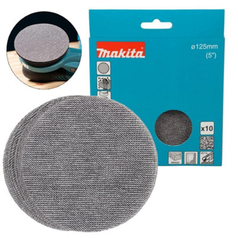 Image of Makita Net Sanding Discs 125mm D-78651 Diameter: 125mm