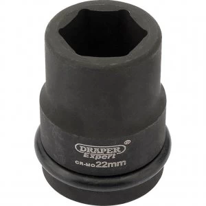 Image of Draper Expert 3/4" Drive Hexagon Impact Socket Metric 3/4" 22mm