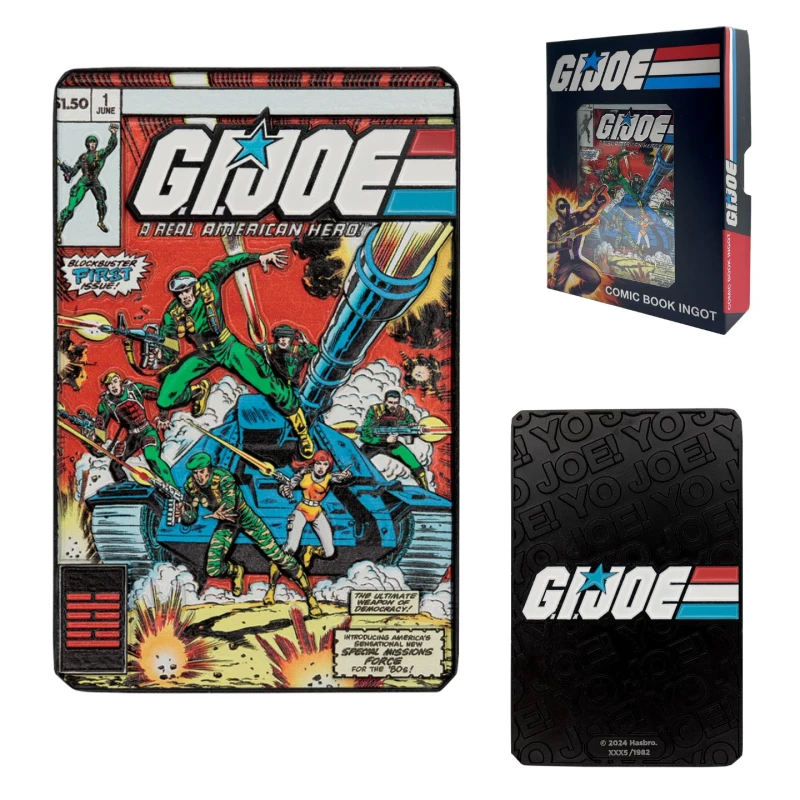 Image of G.I. Joe A Real American Hero #1 Limited Edition Metal Collectible in Metallics Metallics Unisex