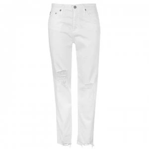 image of AG Jeans AG JD Jeans - Tattered White