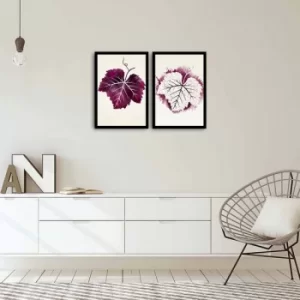 Image of 2PSCT-02 Multicolor Decorative Framed MDF Painting (2 Pieces)