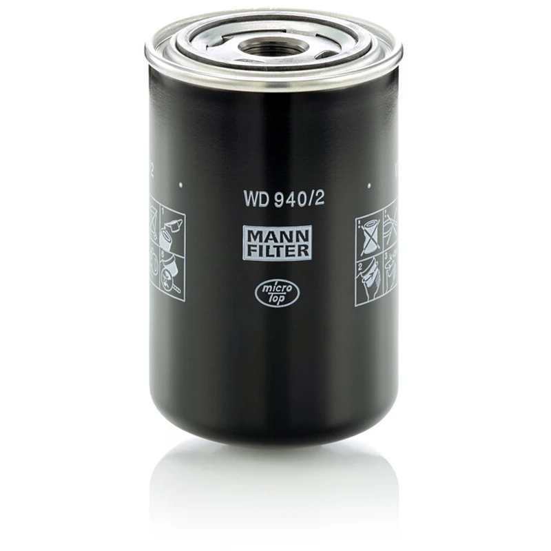 Image of MANN-FILTER WD 940/2 Filter, operating hydraulics Filter,operating hydraulics (536)