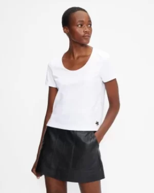 Image of Ted Baker Scoop Neck Easy Fit Tee