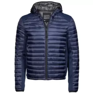 Image of Tee Jays Mens Aspen Crossover Jacket (2XL) (Admiral Navy/Navy Melange)