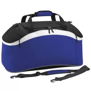 BagBase Teamwear Sport Holdall / Duffle Bag (54 Litres) (One Size) (Bright Royal/ Black/ White)