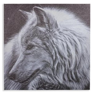 Image of Arthouse Glitter Wolf Canvas