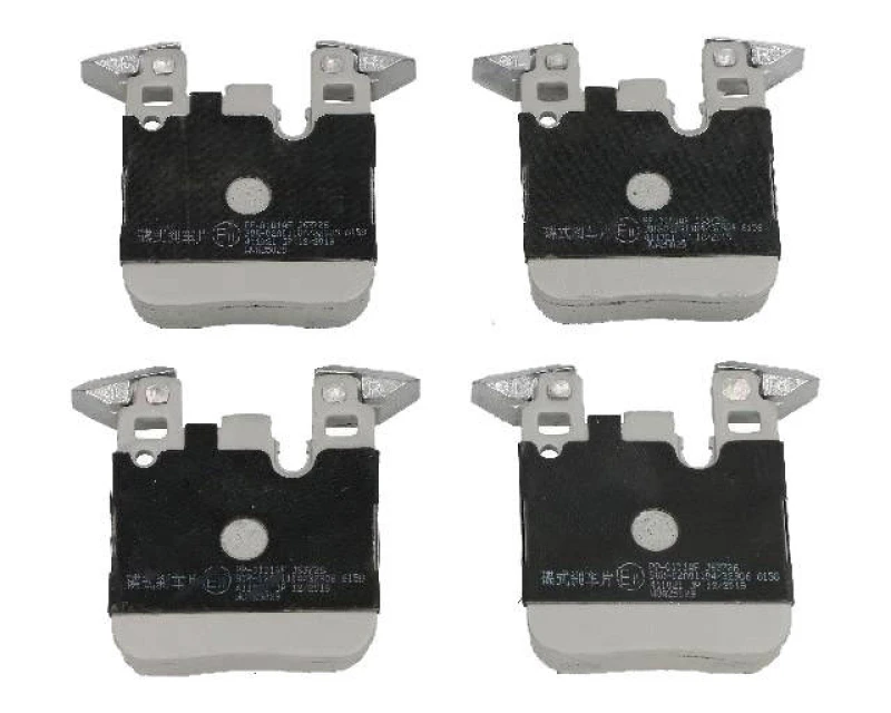Image of ASHIKA 51-00-0101 Brake pad set Rear Axle, prepared for wear warning indicator Brake Pad Set,disc brake (402)