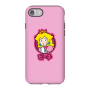 image of Nintendo Super Mario Peach Kanji Phone Case - iPhone 7 - Tough Case - Gloss