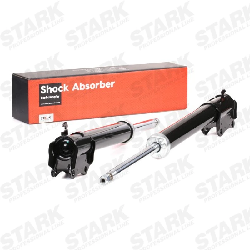 Image of STARK SKSA-0133690 Shock absorber Rear Axle, Gas Pressure, Twin-Tube, Suspension Strut, Top pin Shock Absorber (854)