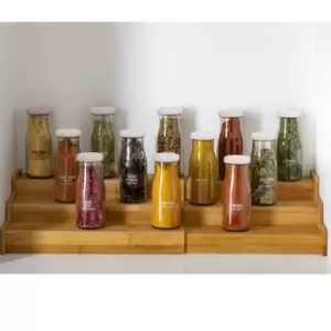 image of Rack & Rail Company Expandable Bamboo Spice Rack - Bamboo