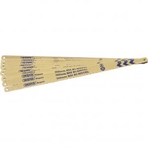 Image of Draper Expert Bi Metal Hacksaw Blades 12" / 300mm 18tpi Pack of 10