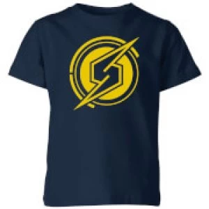 Image of Nintendo Metroid Samus Coin Kid's T-Shirt - Navy - 11-12 Years