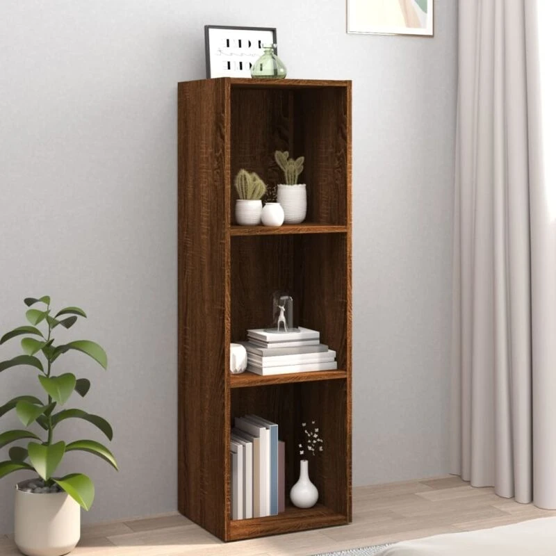 Image of VIDAXL Book Cabinet/TV Cabinet Brown Oak 36x30x114cm Engineered Wood Vidaxl 8720845736859