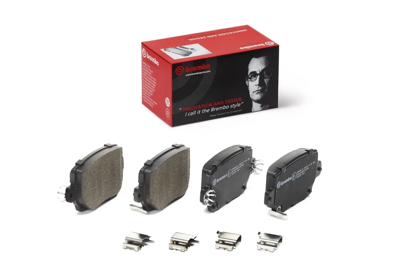 Image of BREMBO Brake pad set BREMBO P 09 030