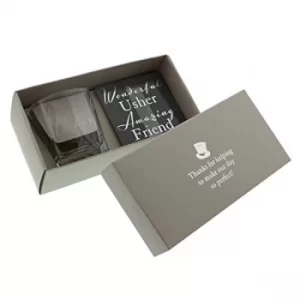 Image of Amore By Juliana Usher Whisky Glass & Coaster