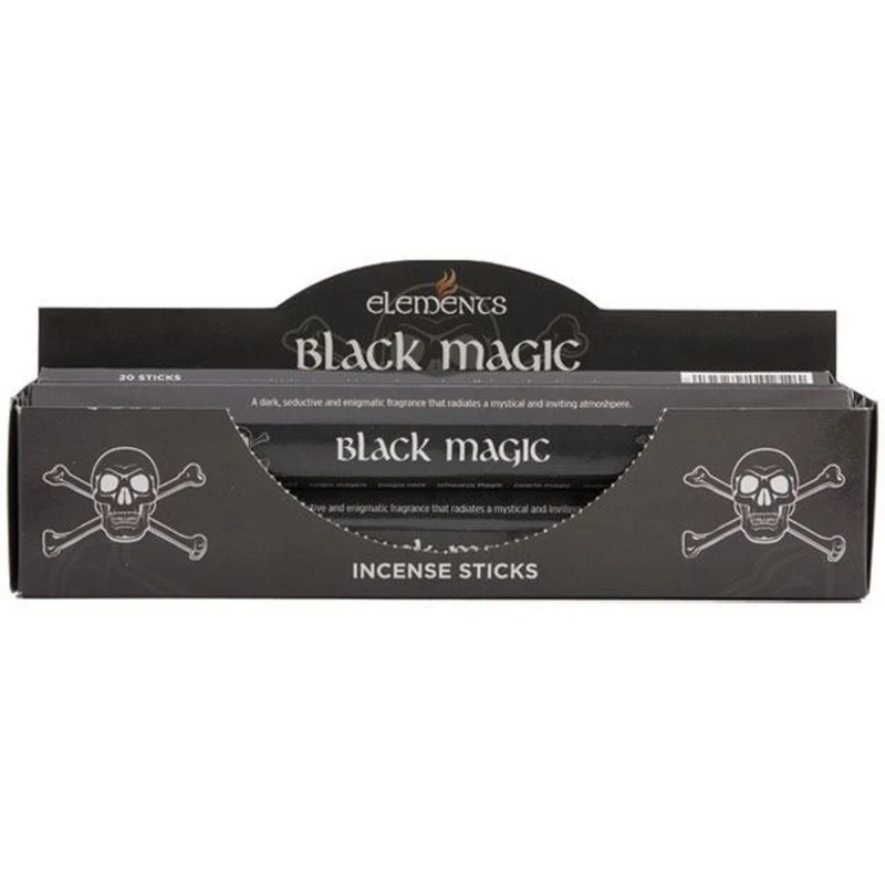 Image of Elements Black Magic Incense Sticks (Box Of 6 Packs) Black