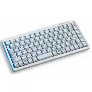 image of CHERRY Compact- G84-4100 keyboard USB + PS/2 AZERTY Gray