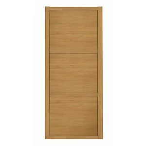 Spacepro 3 Panel Shaker Oak Frame Oak Door - 762mm