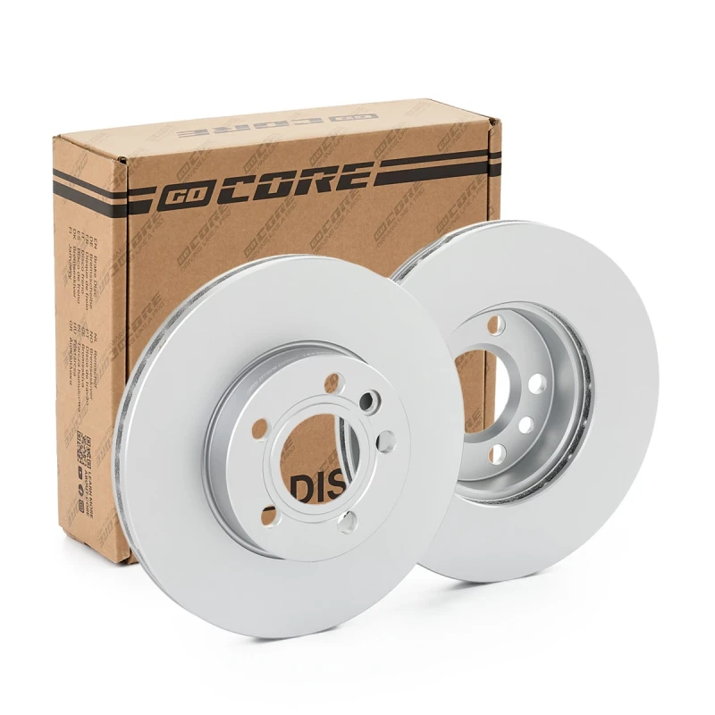 Image of goCORE GCH20138 Brake disc Front Axle, Vented, Cast Iron, Coated, without wheel studs Cast Iron Brake Disc (82)