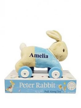 image of Peter Rabbit Personalised Pull Along, One Colour