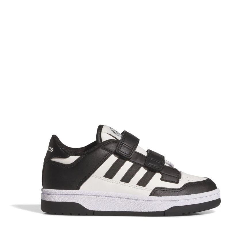 Image of adidas Rapid Court Shoes Childrens White/Black male 2 (34)