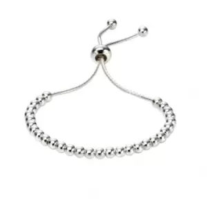 image of Beginnings Sterling Silver B4944 Polished Ball Toggle Bracelet