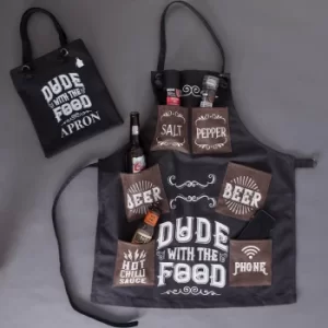 Image of Dude with the Food Mens BBQ Apron