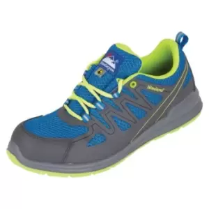 Image of Himalayan 4331 Unisex Blue Toe Capped Safety Trainers, UK 11, EU 46
