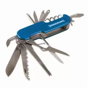 Image of Silverline Pocket Knife 14-Function - 75mm