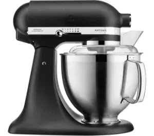 Image of KitchenAid 5KSM185PSBBK 185 Artisan 4.8L Tilt-head Stand Mixer, Cast Iron Black