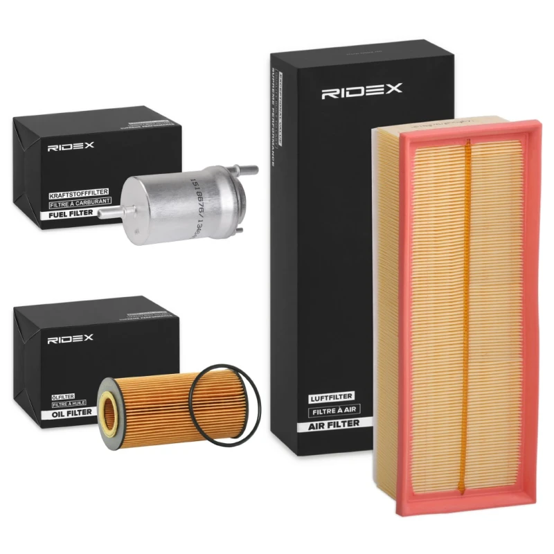 Image of RIDEX 4055F7783 Filter Set with gasket/seal Filter Set (4055)