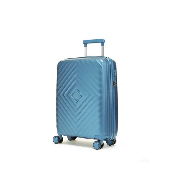 Image of Rock Luggage Infinity KZ29203 Medium Hardshell Navy Suitcase