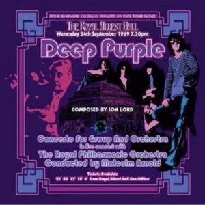 image of Deep Purple Concerto for Group and Orchestra The Royal Albert Hall - 24th September 1969 by Deep Purple/Royal Philharmonic Orchestra CD Album