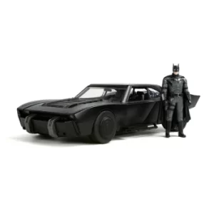 image of 2022 Batmobile 1:18 Scale Vehicle With Working Lights and Batman Figure