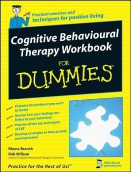 Image of Cognitive Behavioural Therapy Workbook for Dummies by Rhena Branch Paperback